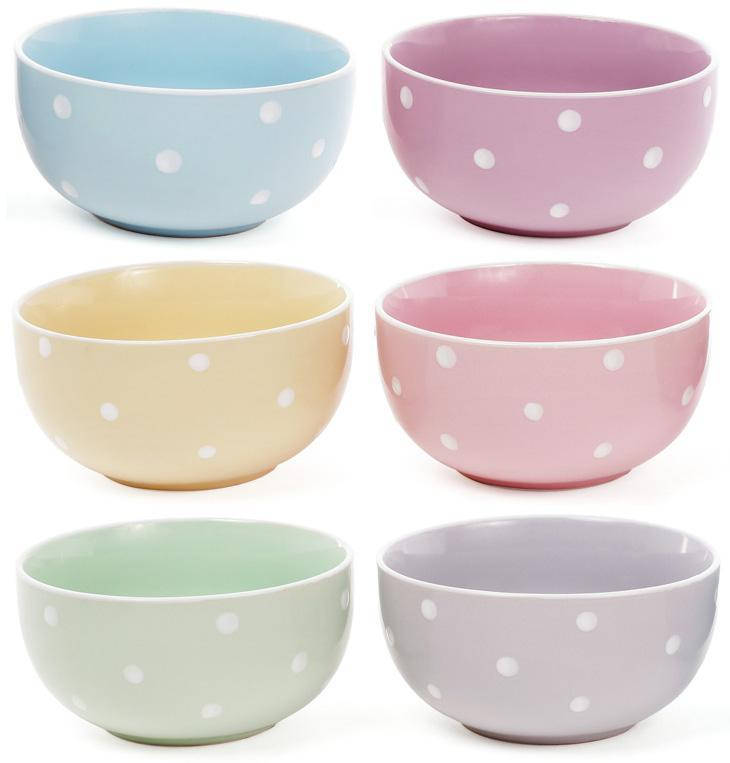 

Пиала керамическая "Цветной горох" пастель 500мл