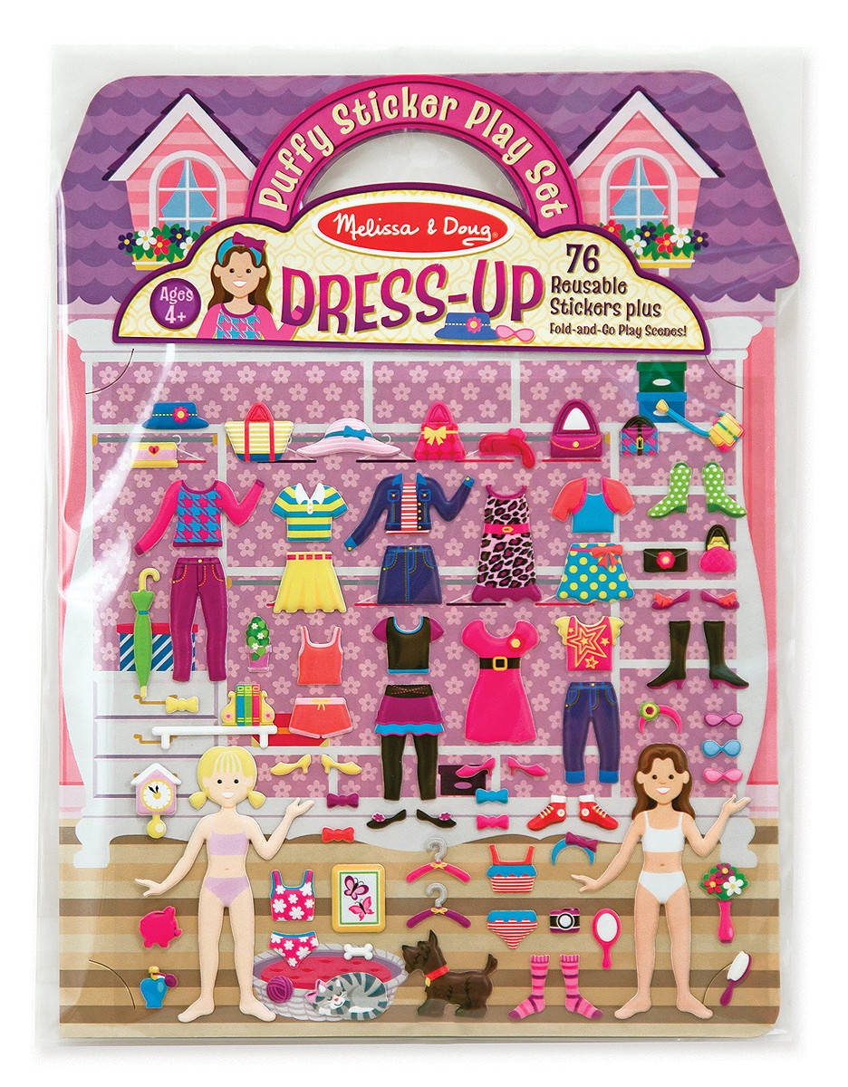 

Объемные многоразовые наклейки Мода Melissa&Doug (MD2195)