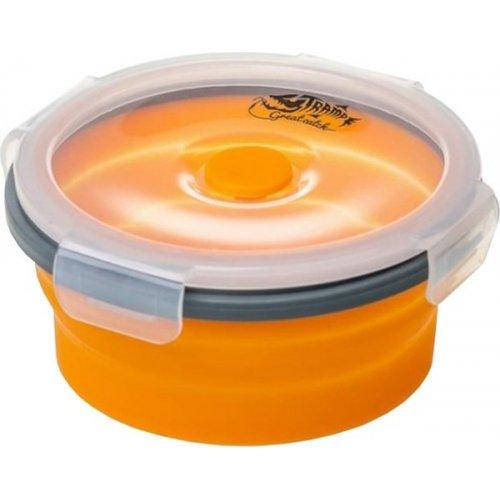 

Миска с крышкой складная Tramp 550 ml TRC-088 Оранжевый
