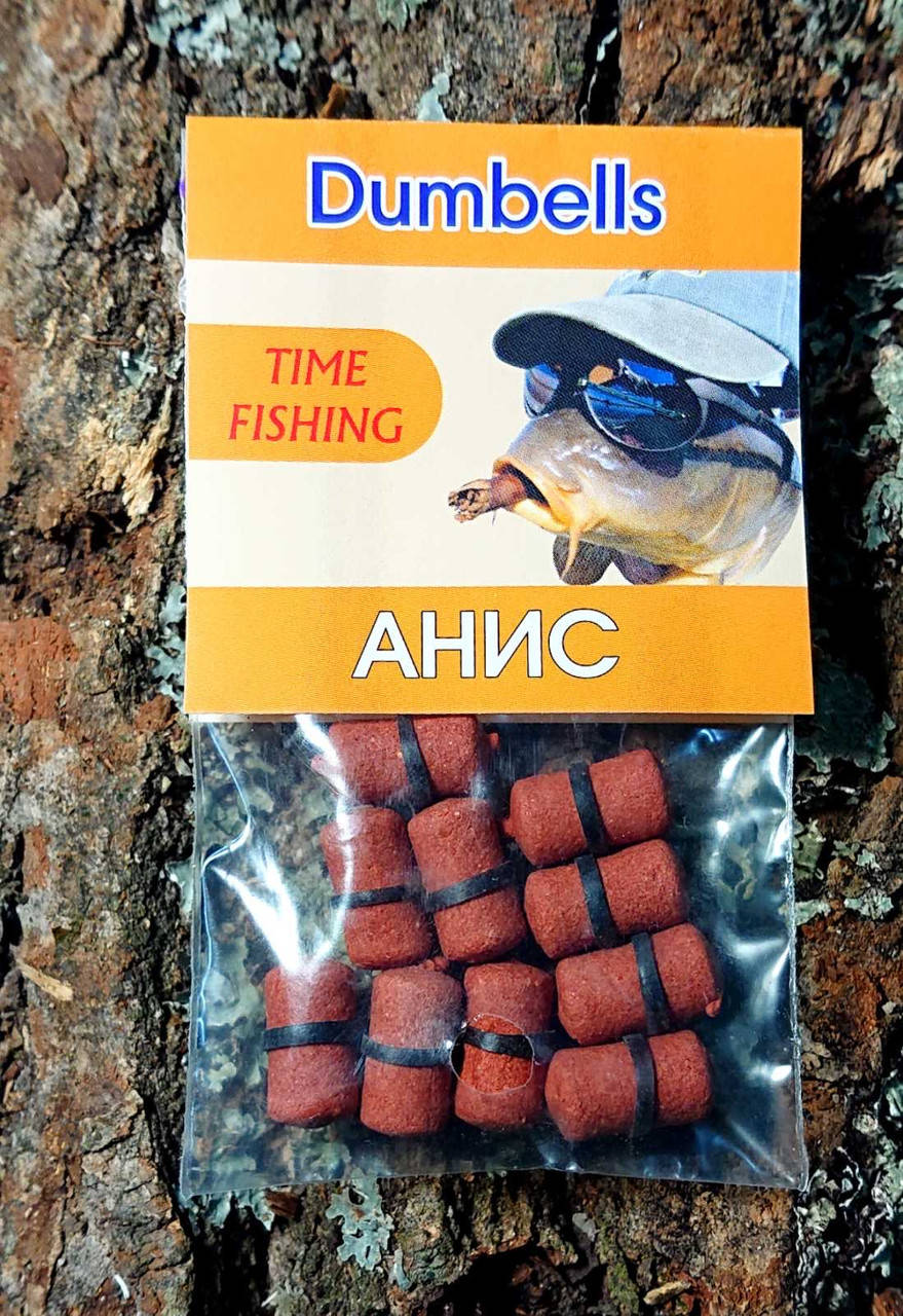 

Мини-бойлы TimeFishing dumbells Анис 7*14 (10шт.)