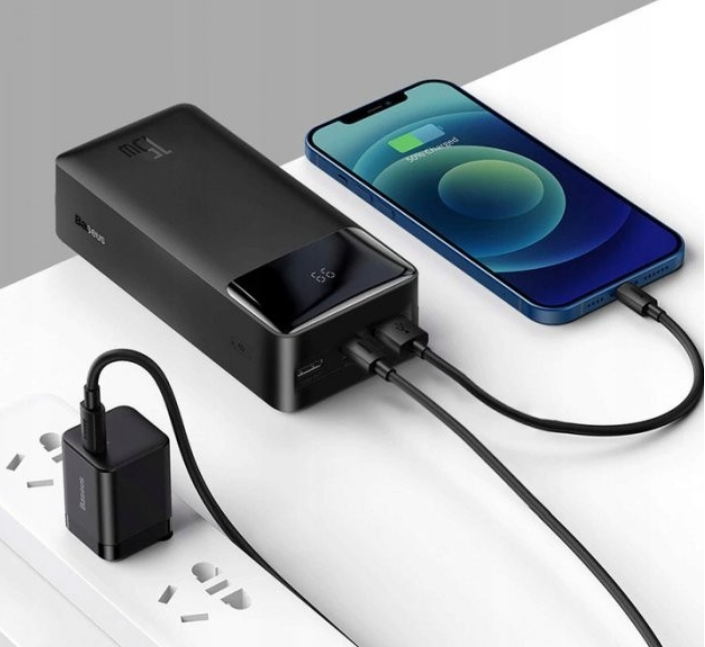 

Power bank, павербанк Baseus Bipow Digital Display 30000mAh 20W 3A 2USB+Type-C