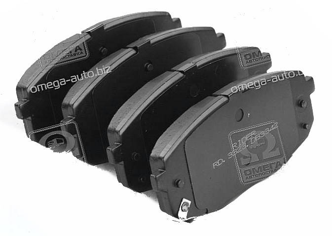 

Тормозные колодки дисковые KIA CEED 06- передние (RIDER) OE 02KJA3328Z