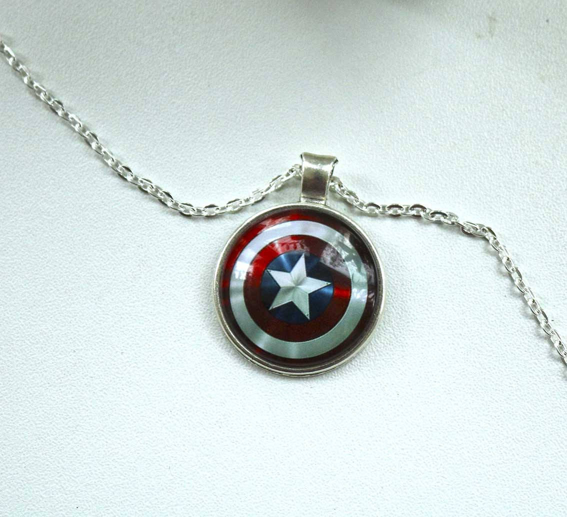 

Кулон щит капитана Америка Мстители The Avengers Marvel Марвел