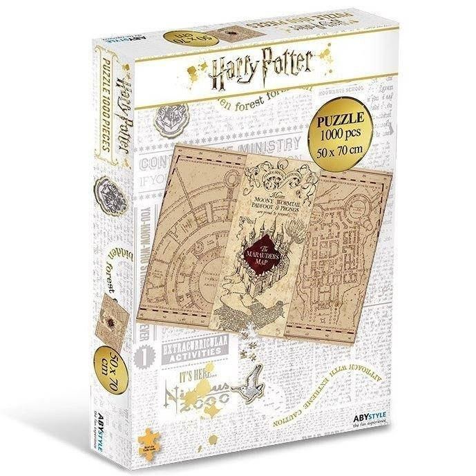 

Пазл Гарри Поттер Harry Potter Puzzle Marauders Map (Карта Мародеров 1000 деталей)