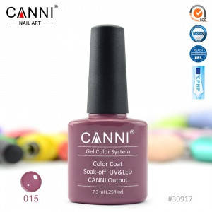 

Гель-лак CANNI № 015 (темная корица)