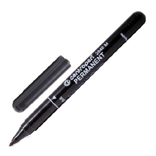 

Маркер перманентный Centropen 1мм черный 2846