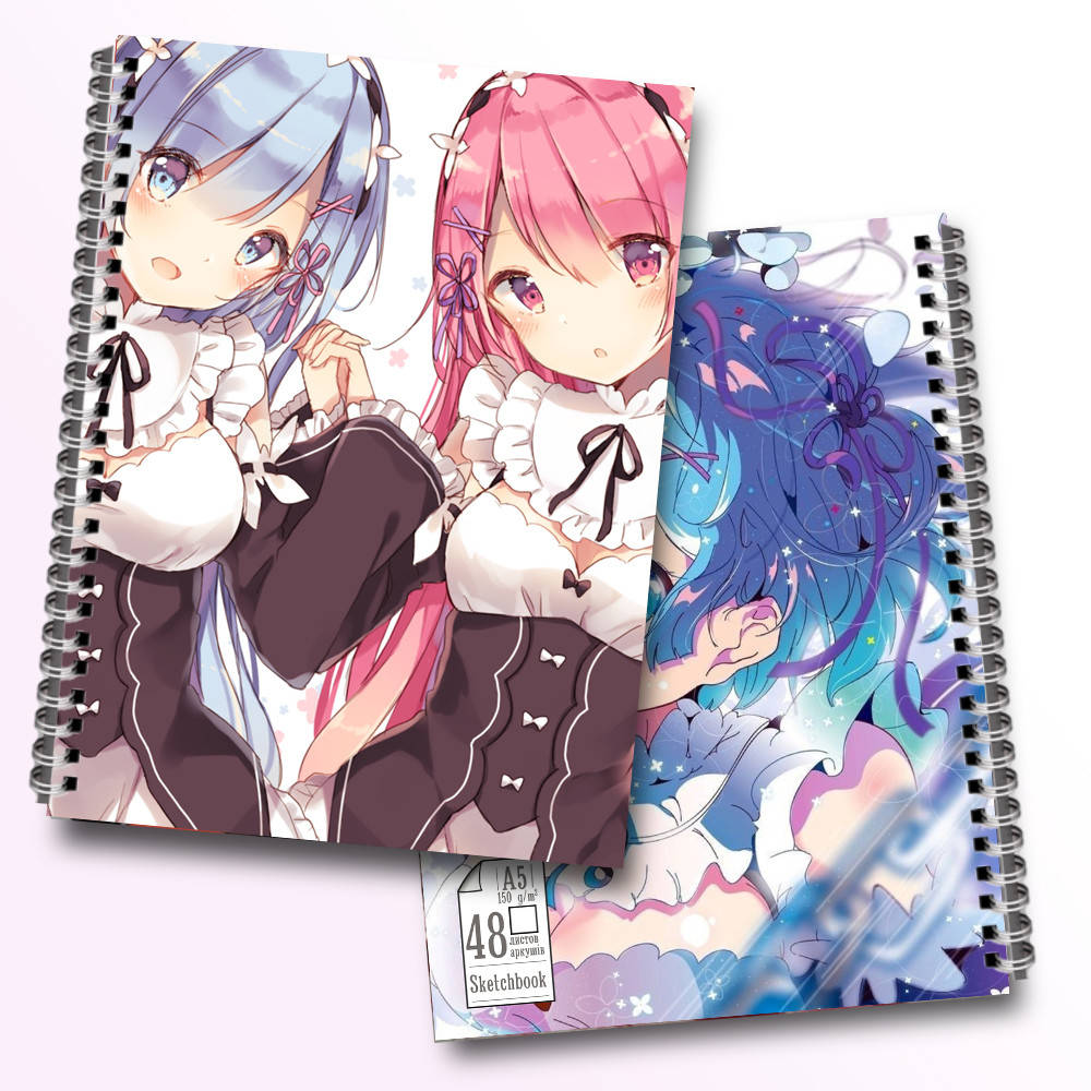 

Скетчбук Re:Zero. Жизнь с нуля в альтернативном мире 01