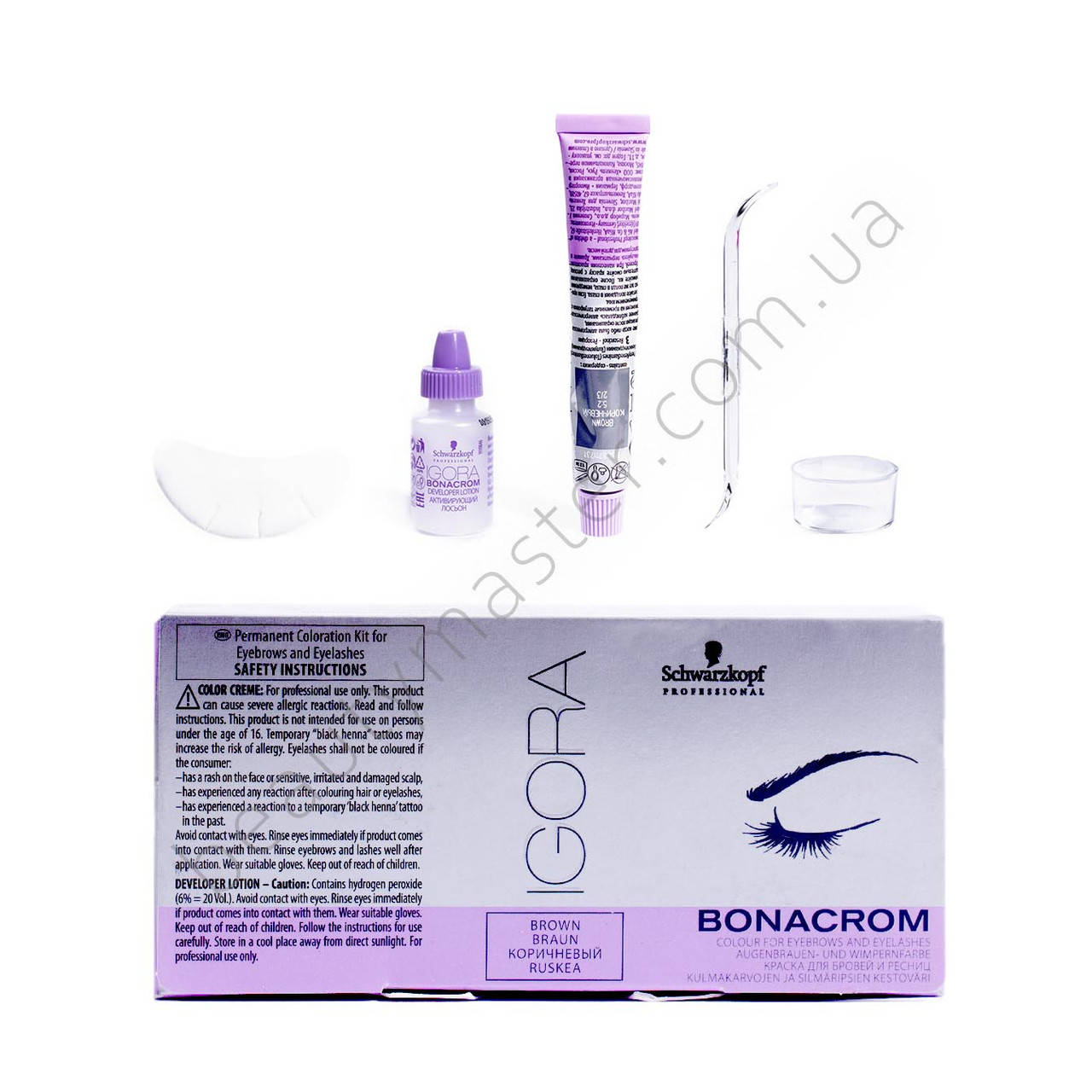 

IGORA Bonacrom набор для окрашивания бровей, коричневый