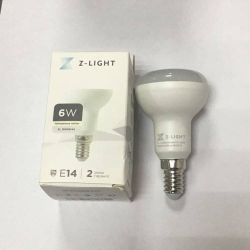 

LED Лампа Рефлекторная R50 6W E14 4000K ZL15006144 компании Z-Light
