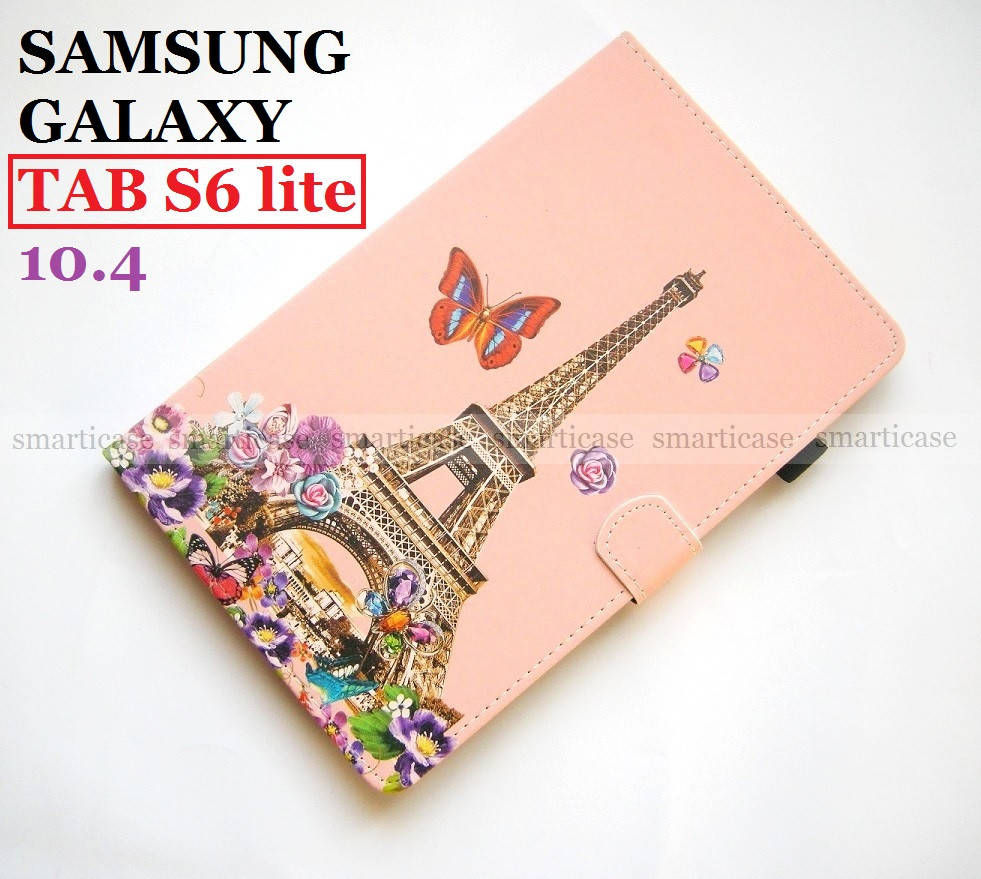 

Женский чехол Эйфелева башня в розовом для Samsung Galaxy Tab S6 Lite 10.4 Pink ( розовый), Разные цвета