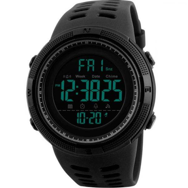 

Мужские спортивные тактические часы для военных Skmei Amigo Black 1267
