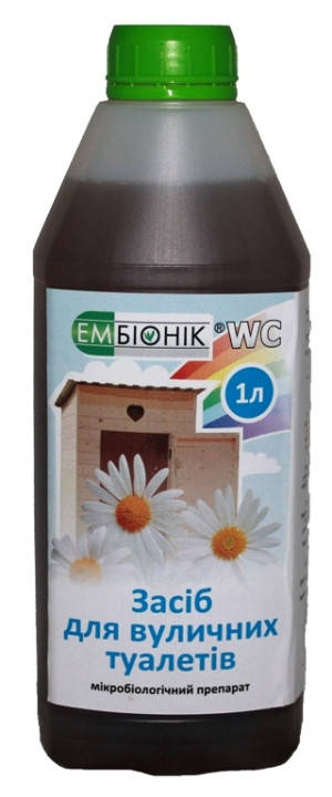 

БИО средство для туалетов и септиков Эмбионик WC 1 л (90286)