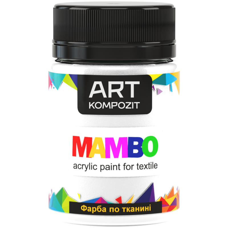 

Краска по ткани МАМВО ART Kompozit, 50 мл (Цвет: 1 белый)