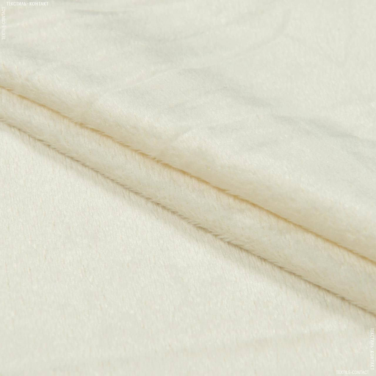 

Плюш (вельбо) молочный