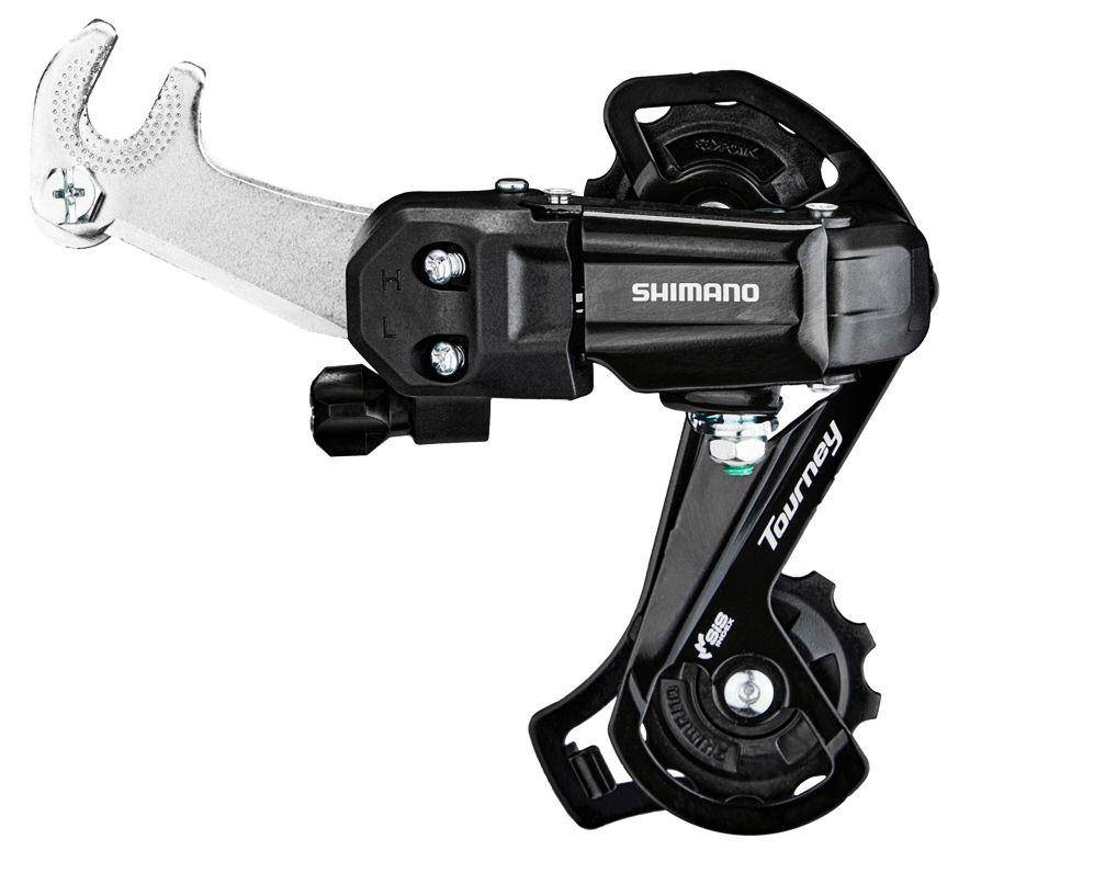 

Перемикач задній Shimano Tourney RD-TY200-GS-B 6/7 швидкостей середній важіль гак