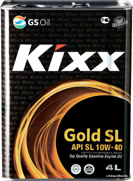 

Масло моторное полусинтетика Kixx (кикс)Gold SL 10w40 4л.