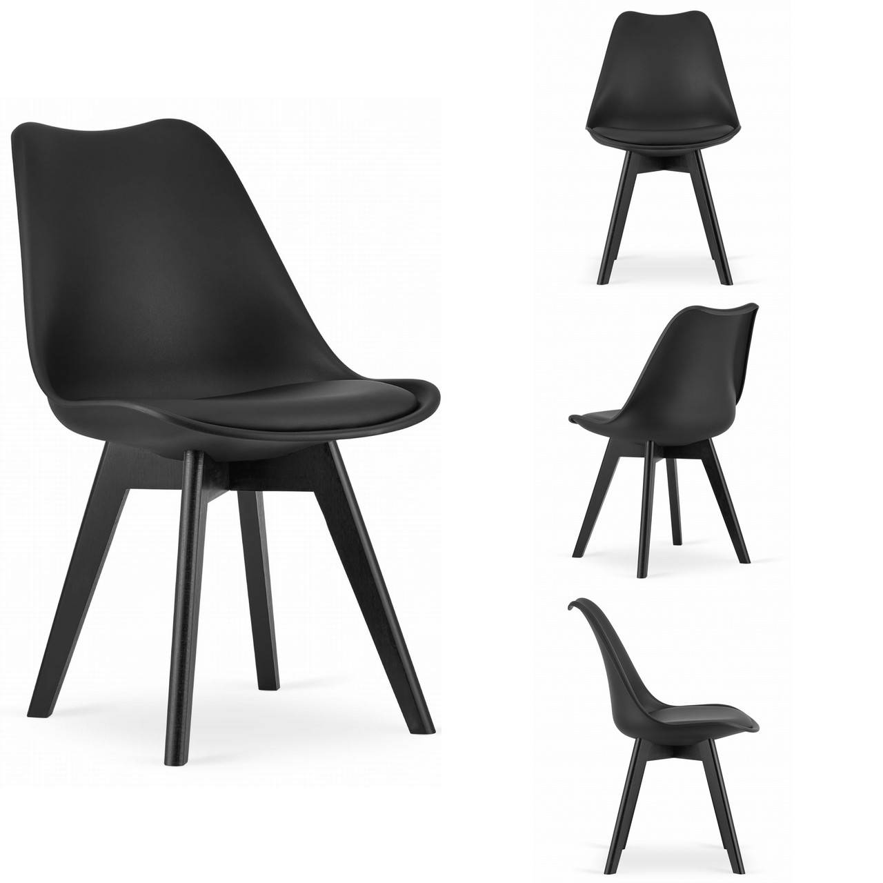 

Стулья кухонные комплект 4 шт LBT Mark/0479 черный (9494)