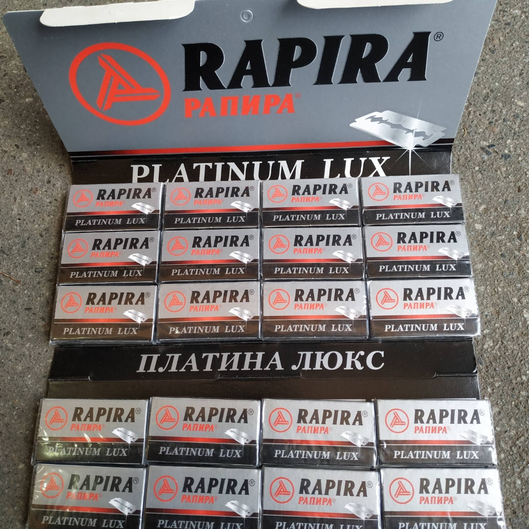 

Лезвия Rapira Platinum (20пач.по 5 лезв.) Оригинал