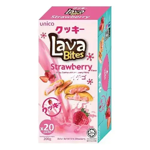 

Печенье Lava Bites Strawberry 20s 200 g