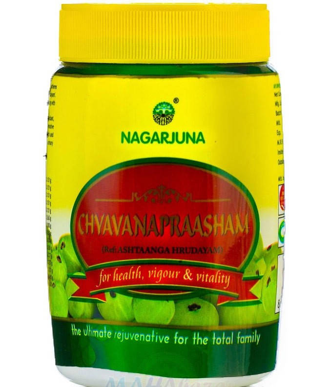 

Чаванпраш Нагарджуна 500г, Nagarjuna Chawanprasham, Аюрведа Здесь