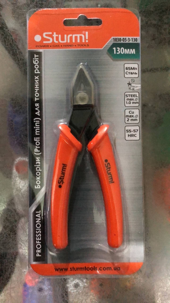

Бокорезы Sturm 130 мм (Profi mini) для точных работ Sturm 1030-05-3-130