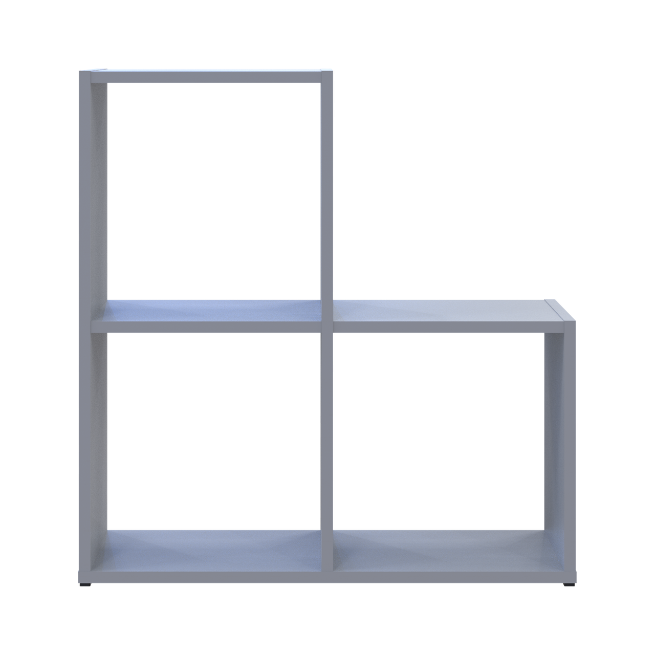 Стелаж Doros Степ 2х2 Сірий відкритий 69х28.8х71.4 (41516177) 4