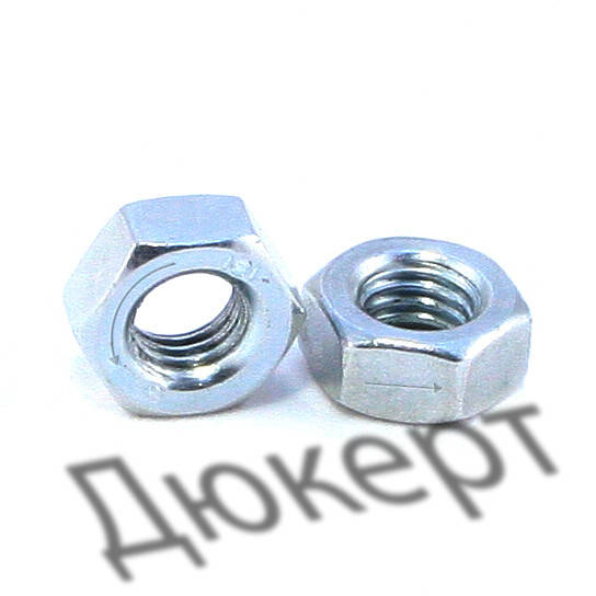 

Гайка шестигранная М16 c левой резьбой кл. прочн 8.0, цинк( 50 шт / уп)