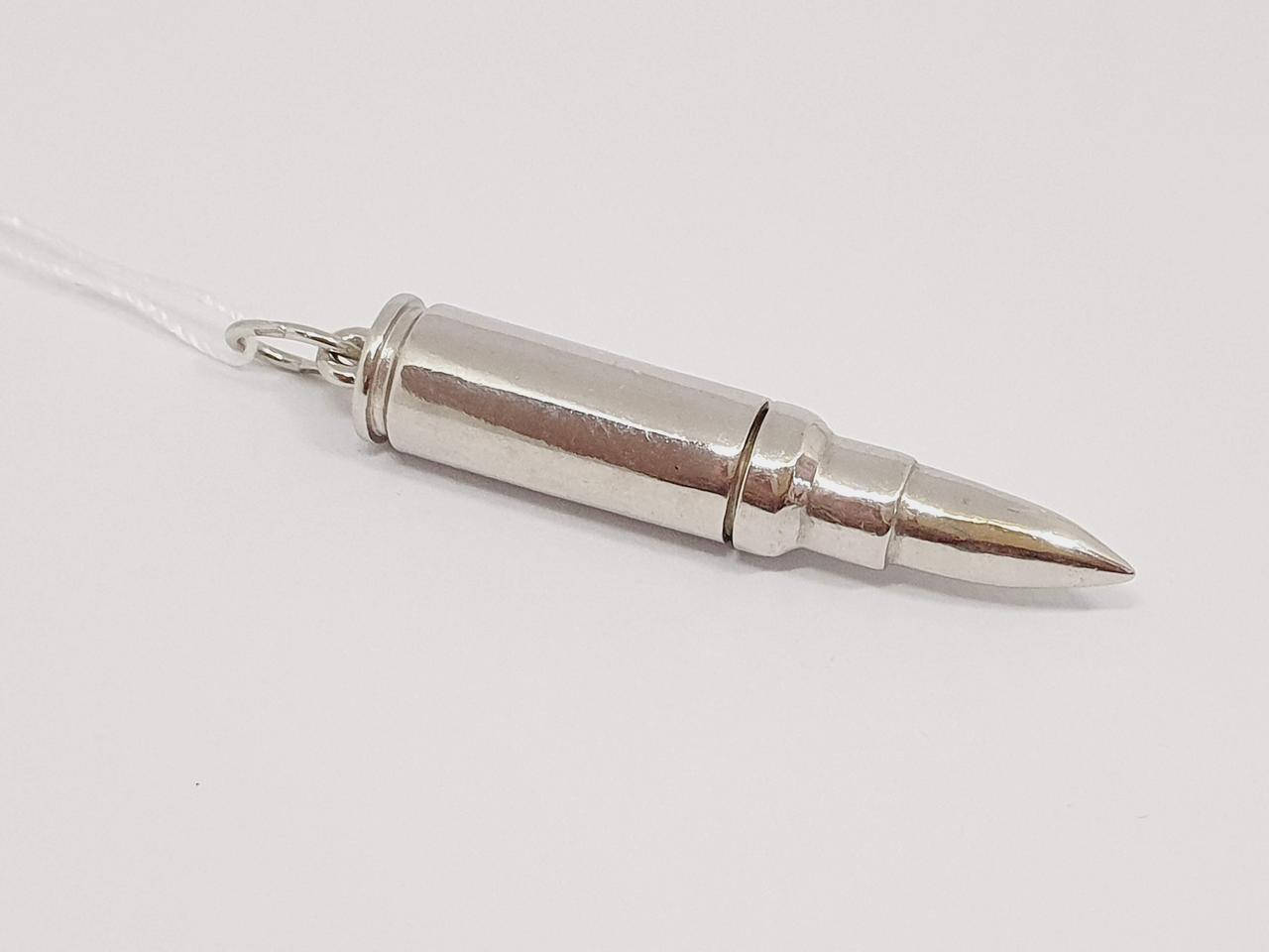 

Серебряная подвеска Пуля. Артикул 74603