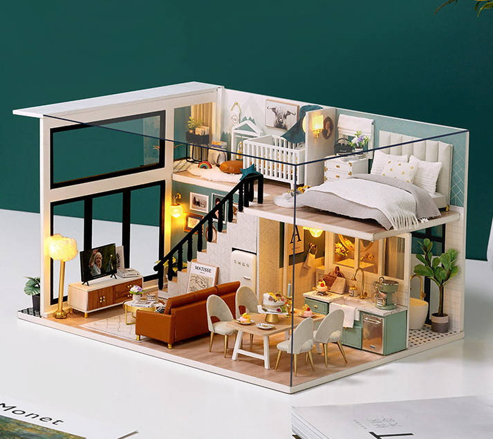 

Румбокс 3D-конструктор DIY House миниатюрный сборный дом Confortable Life