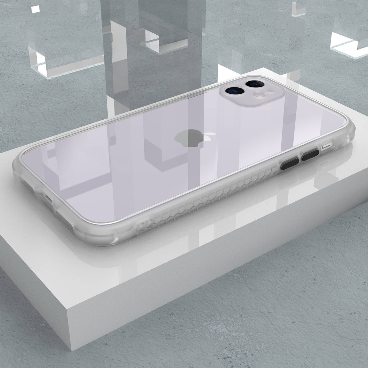 

Противоударный чехол для iPhone 11 Белый Прозрачный