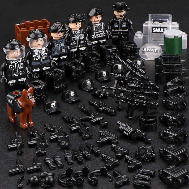 

Мини-фигурки SWAT спецназ военнослужащие солдаты BrickArms