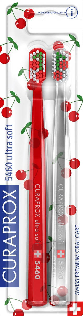 

Зубные щетки Curaprox Ultra Soft 5460 2 шт, Белый
