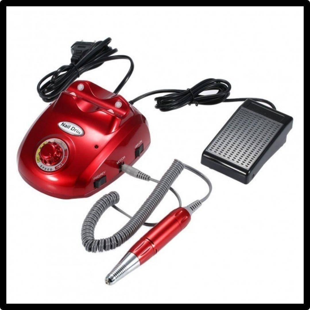 

Фрейзер для маникюра с педалью GLAZING MACHINE DM-208 - 200125, Красный