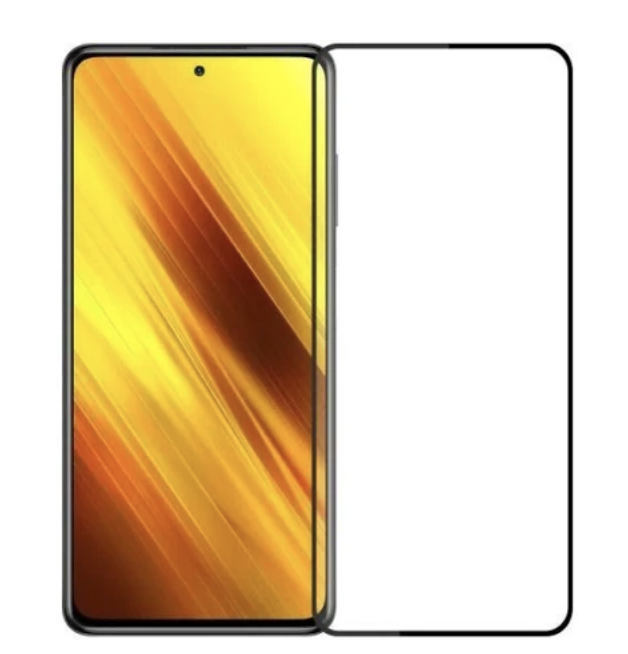 

Защитное стекло для Xiaomi Poco F2 Pro/Poco X2/Poco X3/Redmi K30/Note 9S/Note 9 Pro/Note 9 Pro Max, 3D, черное, Черный