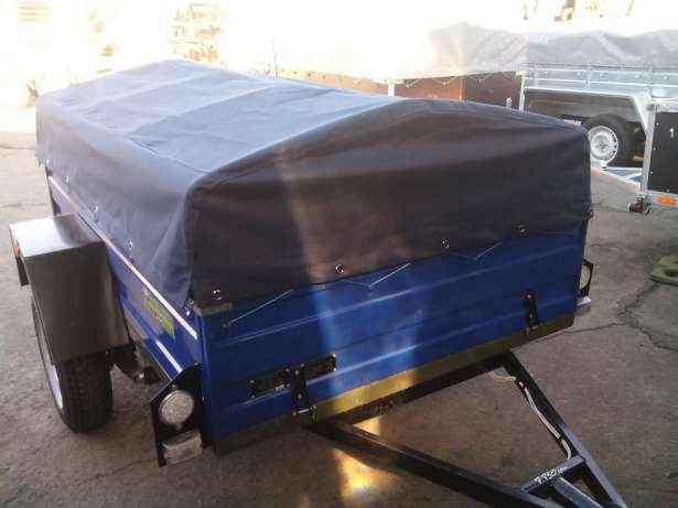 

Тент на легковой прицеп фермер 2 * 1,2 ткань рюкзак