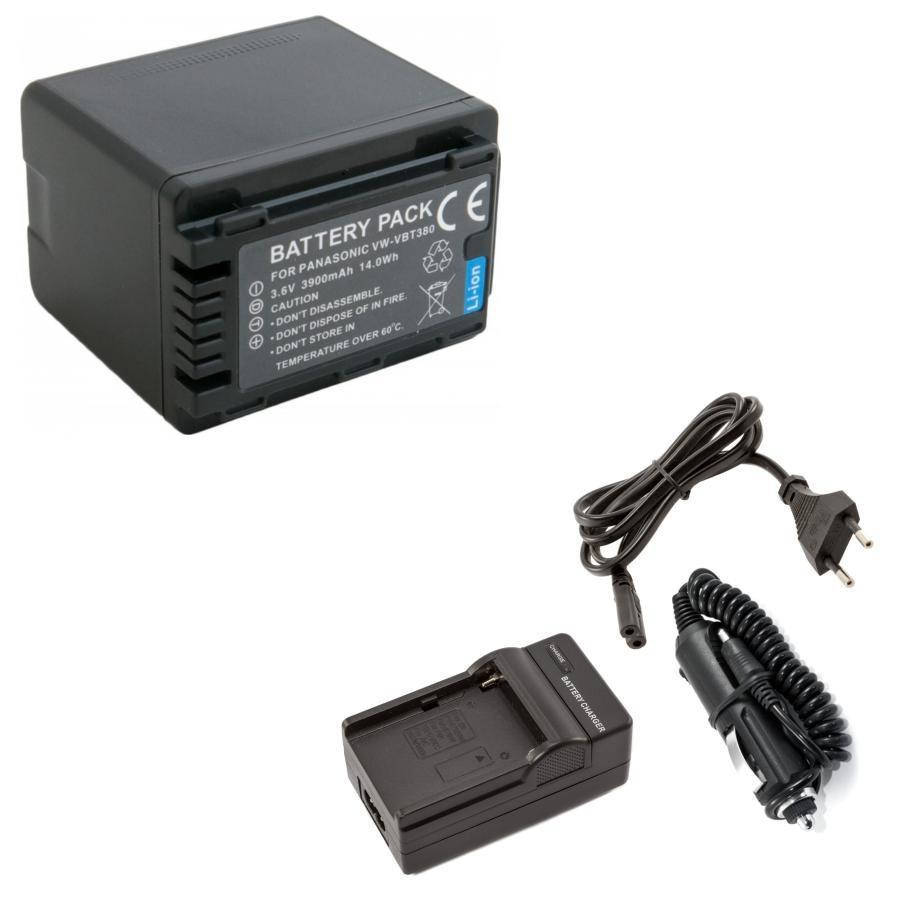 

Комплект "Аккумулятор+Зарядное" Panasonic VW-VBT380 Chip (3900 mAh) Premium Quality