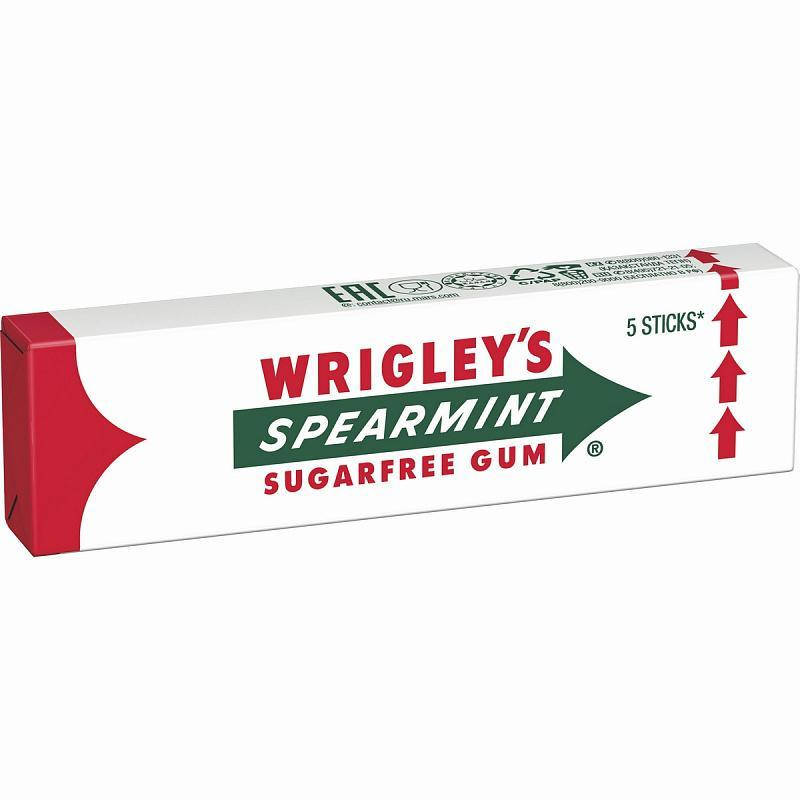 

Жевательная резинка Wrigley's Spearmint 5 пластинок