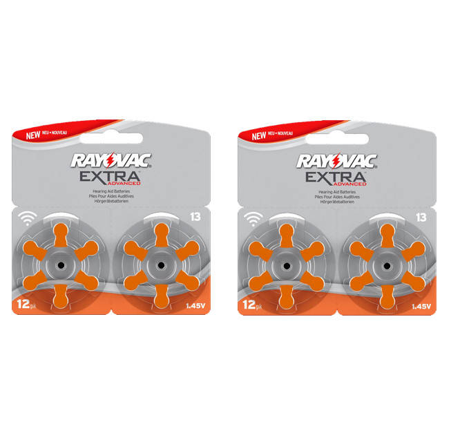 

Батарейки для слуховых аппаратов Rayovac EXTRA 13 (24шт)