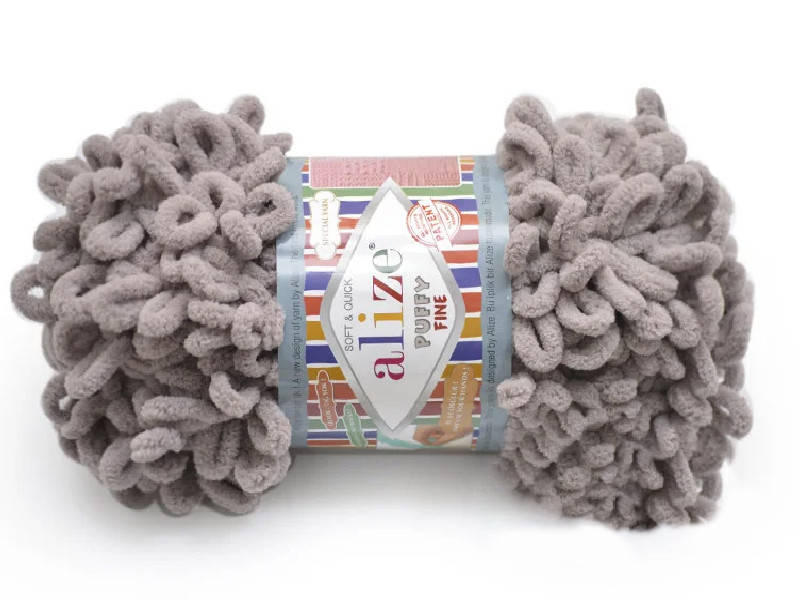 

Alize Puffy Fine NEW, Сиреневая дымка №268, Сиреневый