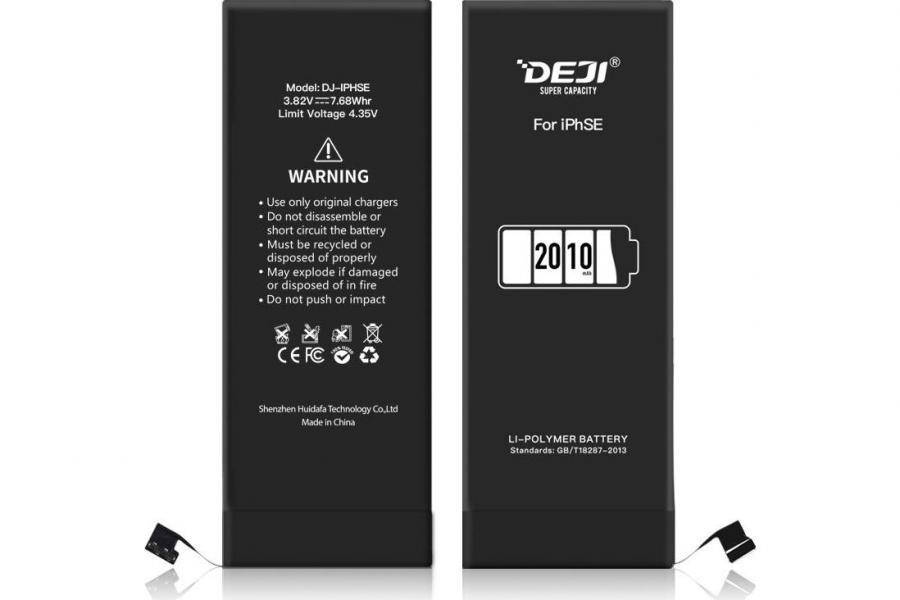 

Усиленная аккумуляторная батарея DEJI (2010 mAh) для Apple iPhone SE (2016)