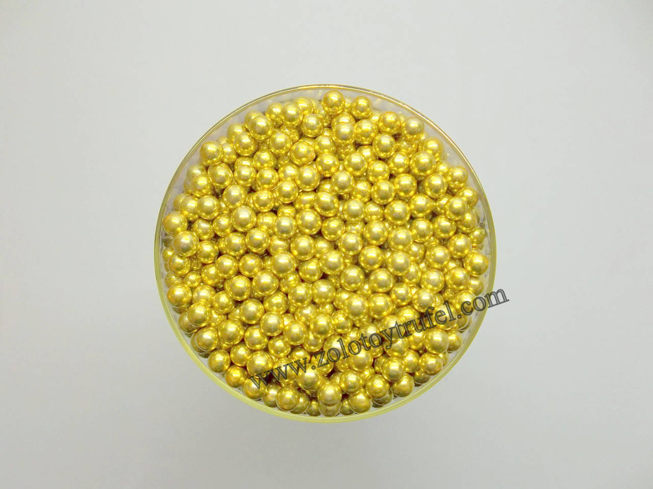 

Золотые перламутровые шарики Ф 5 мм