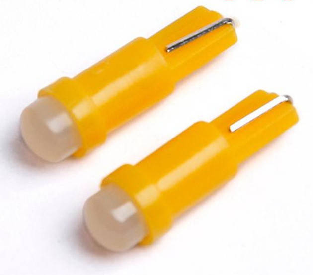 

T5 (W1,2W) LED Желтые светодиодные безцокольные автолампы
