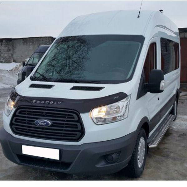 

Дефлектор капота, мухобойка Ford Transit c 2015-г.в. VIP