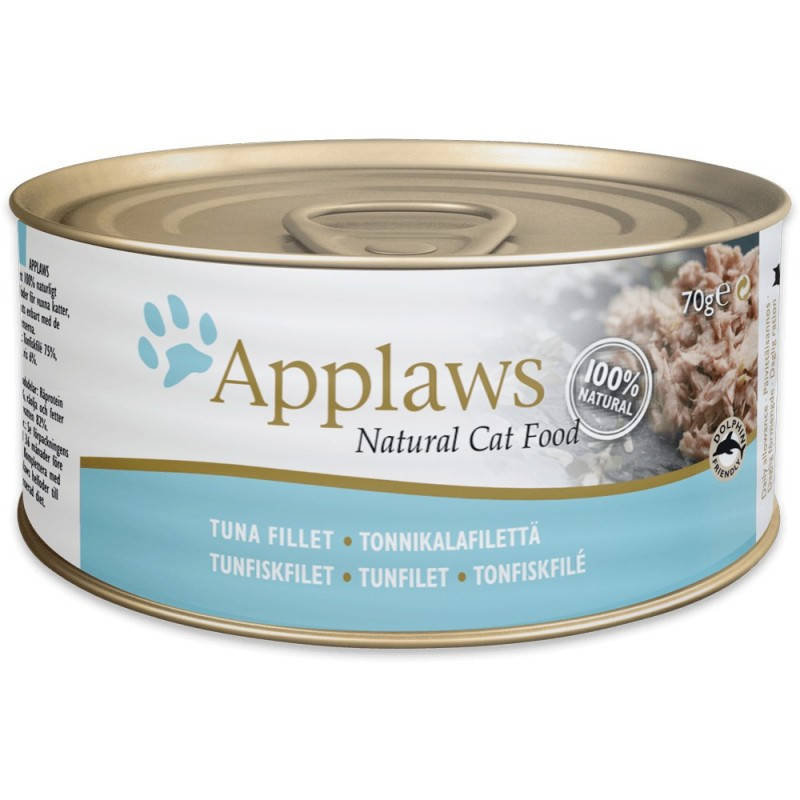 

Applaws cat tin Tuna Fillet in a Tasty Broth - консервы для кошек Филе Тунца в Бульоне