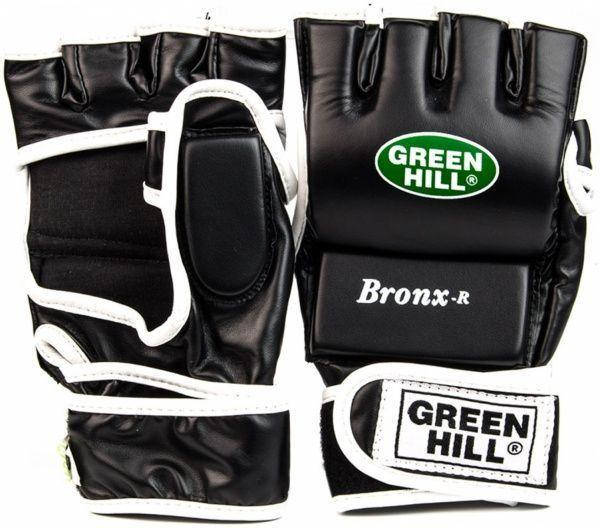 

Перчатки для ММА "BRONX" GREEN HILL, Черный