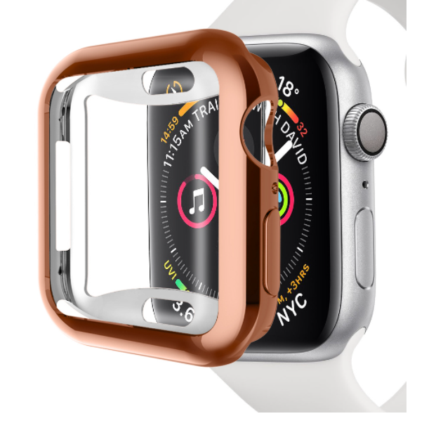 

Чехол-накладка DK Silicone Face Case для Apple Watch 40mm (rose gold)
