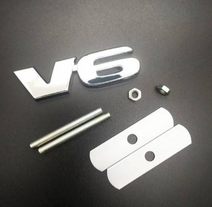 

Эмблема решетки радиатора V6 8.3x2.4см