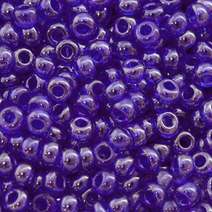 

Бисер Preciosa 10/0 Прозрачный Блестящий Отверстие Круглое Цвет: 36080 Синий 50г