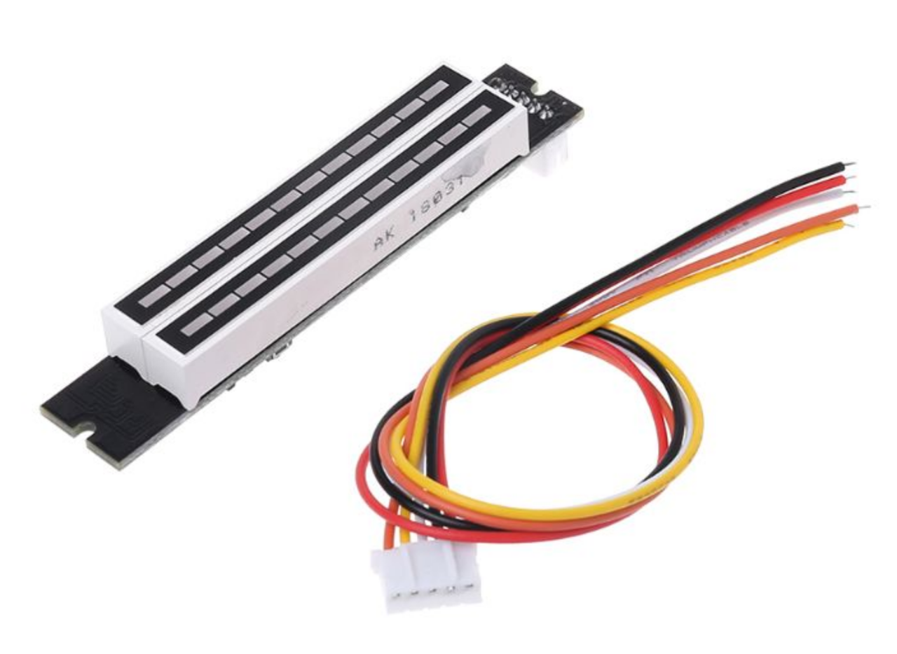 

Стерео индикатор уровней сигнала 12-бит LED