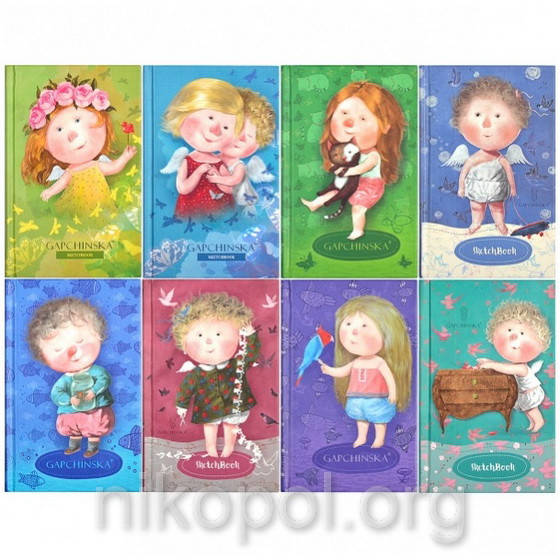 

Блокнот-скетчбук 7БЦ "Мандарин" твердый переплет, 120 листов серия "Гапчинская"